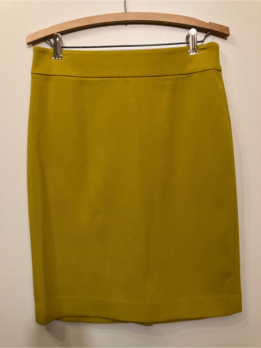 Ann Taylor Yellow Pencil Skirt